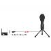 Delock USB kondenzátorový mikrofon se stolním stojanem - ideální pro hraní her, Skype a vokály