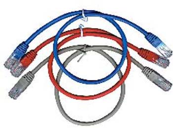 C-TECH Kabel patchcord Cat5e, UTP, šedý, 50m
