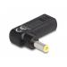 Delock Adaptér na kabel na nabíjení laptopu, ze zásuvky USB Type-C™ na zástrčku Samsung 5,5 x 3,0 mm, úhlový 90°