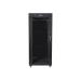 LANBERG Volně stojící skříň 19" 27U/800x1200 (v rozloženém stavu) černá (RAL9004) skleněné dveře LCD