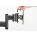 Digitus stolní stojan pro čtyři monitory/Upínací držáky, černý 15-27 ", max. Zatížení 4x8 kg, VESA max. 100x100