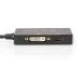 Digitus Mini DisplayPort Kabelový převodník , mDP - HDMI + DVI + VGA M-F / F / F, 0,2m, multimediální kabel 3 v 1, CE, bl, zlato