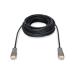 Digitus Připojovací kabel HDMI AOC s hybridním vláknem, typ A M/M, 20 m, UHD 4K@60 Hz, CE, zlatá, bl